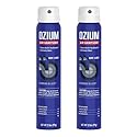Ozium 3.5 Oz. Air Sanitizer & Odor Eliminator for Homes, Cars, Offices and More, Carbon Black Scent, 2 Pack
