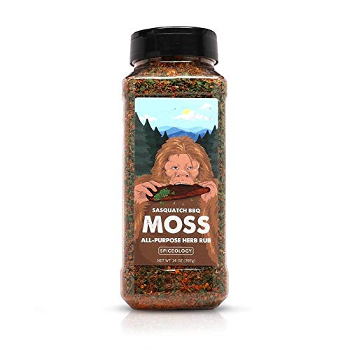 Spiceology & Sasquatch BBQ - Moss Seasoning - All-Purpose Herb Spice Rub - Use On: Pork, fish, Veggies, Chicken, Beef - Barbeque Rubs, Spices