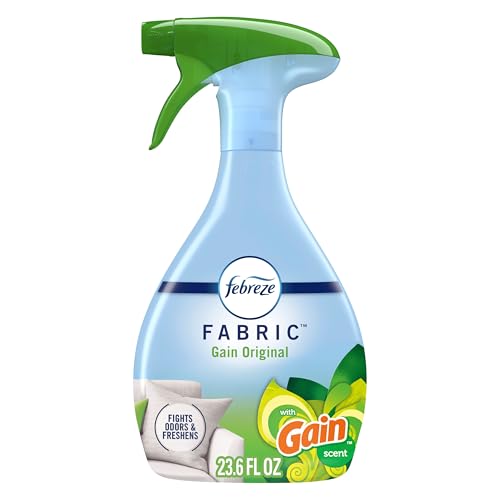 Febreze Fabric Spray Air Freshener, Odor-Fighting Fabric Refresher, Sneaker Balls Alternative, Couch Cleaner, Linen Spray, Multi-Use, Gain Original