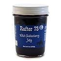 Rafter 7S Wild Chokecherry 8 oz Jelly - No Preservatives - No Corn Syrup - Made with Fresh Nebraska Fruit