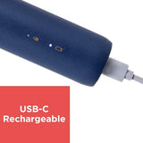 BLACK+DECKER Rechargeable USB-C Fabric & Garment Shaver - Large Capacity Lint Remover for Clothing and Upholstery, 6 Stainless Steel Blades