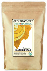 Organic Morning Star, 12 oz. Fresh Ground Coffee, Medium Roast, 1 bag