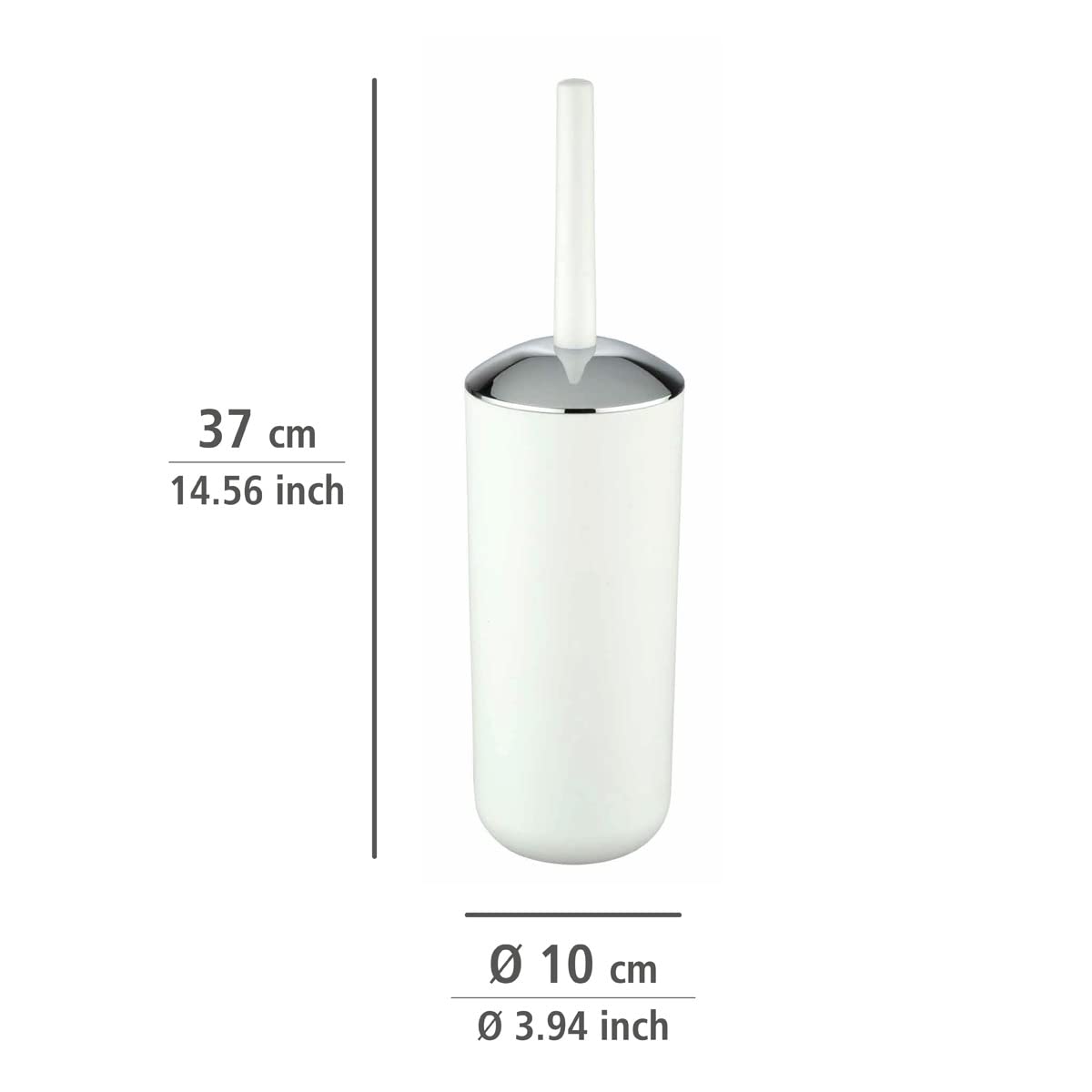 WENKO Brasil Toilet Brush Set, White