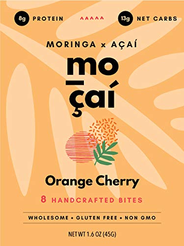 Healthy Snack Pack | Moringa & Açaí | Set of 3 | Organic Ingredients | High Protein | Low Sugar | Low Carbs | Gluten Free | Energy Bites