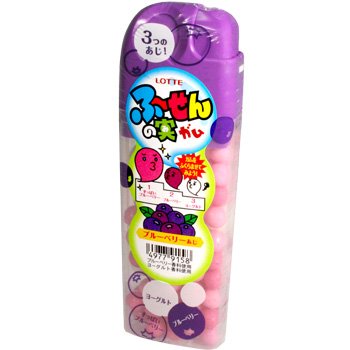 Lotte Fusen No Mi Blueberry Gum 1.34 oz