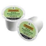 Twinings Pure Peppermint Tea Single Serve K-Cup Pods for Keurig, Naturally Caffeine Free, Made with 100% Pure Peppermint, 24 Count (Pack of 4)