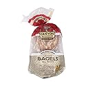 Canyon Bakehouse Deli White Bagels, Gluten Free Bagels, 100% Whole Grain, Fresh, 4 Count