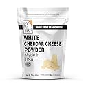 It's Just - White Cheddar Cheese Powder, Traditional Sharp Flavor, Made in USA, rBST/rBGH Hormone Free, 15oz, Shelf Stable, Make Cheese Sauce