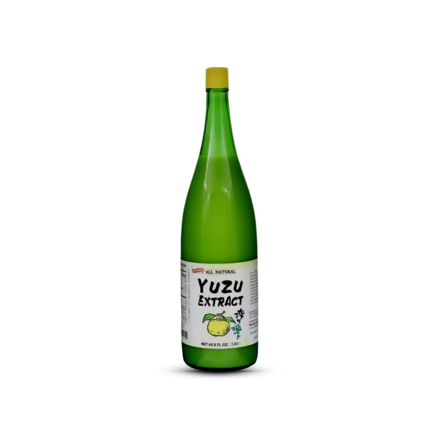 Shirakiku Pure Yuzu Extract - Sweet & Tangy Japanese Citrus Juice for Baking, Drinks & Food Flavoring - 60.8 FL Oz (Pack of 6)