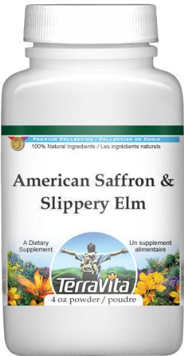American Saffron and Slippery Elm Bark Combination Powder (4 oz, ZIN: 513639)
