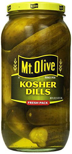 Mount Olive Kosher Dill Pickle, 80 OZ