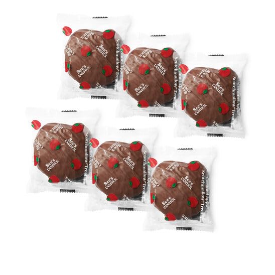 See's Candies 9.6 oz Milk Caramel Apple Scotchmallow Treats (Pack of 6)