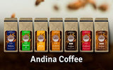 Andina Distributors 1lb - Colombian Dark Premium Roast - Whole Bean Coffee - Low Acidity
