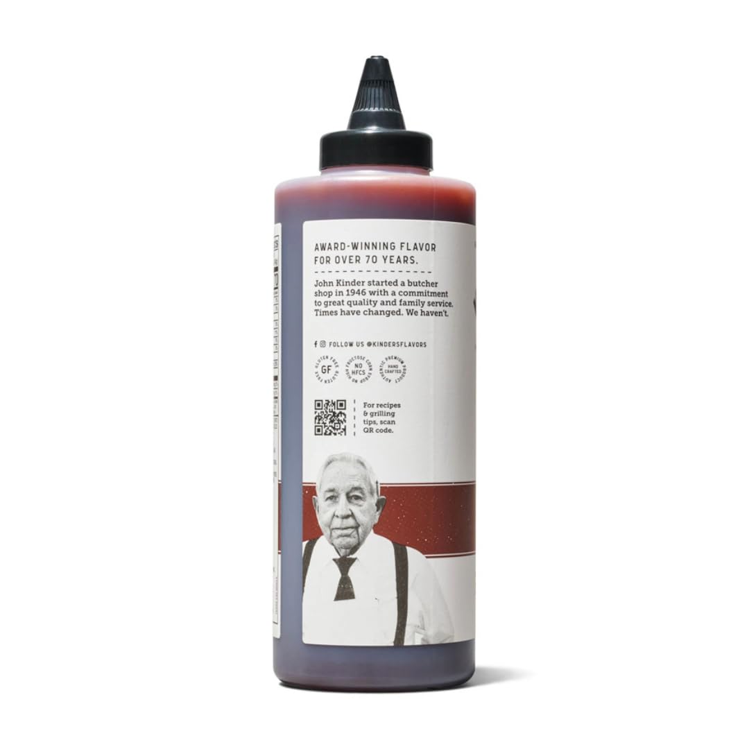 Hickory Brown Sugar Bbq Sauce | Pack Of 1 | 27 Ounce | Kinders Sauce | Larger Size | Great For Barbecue, Glaze, Dipping And Marinade | Gluten Free |