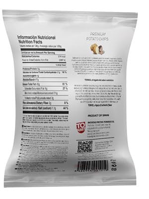 Torres Chips, Crunchy Potato Chips 7 Bag Variety Pack
