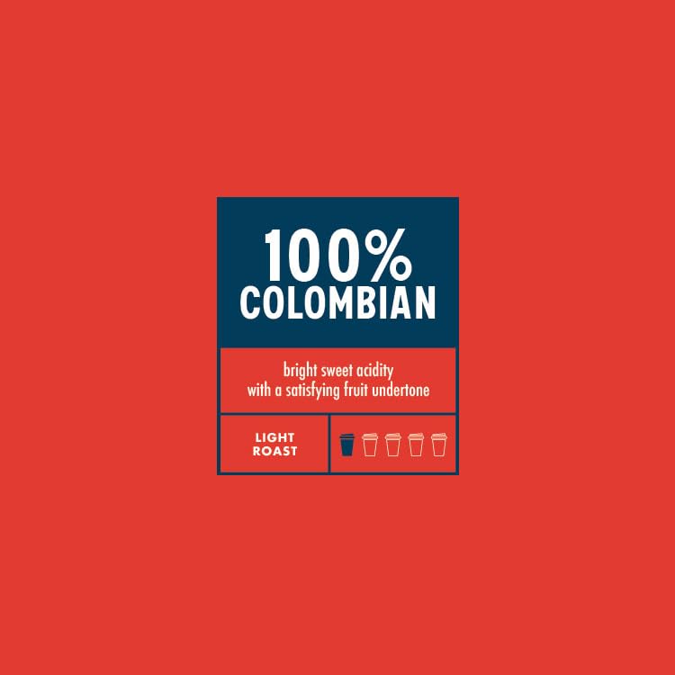 Boyd's 100% Colombian Ground Coffee, Light Roast, 5 Pack (2.5 oz Each) - 12.5 oz Total - Same Great Coffee, Different Package - Rich & Smooth Flavor