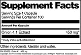 Onion 4:1-450 mg (100 Capsules, ZIN: 521002) - 3 Pack