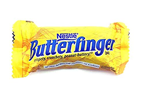 Butterfingers Candy, Butterfinger Snack Size Chocolate Bars, (Bag of 2 Pounds)