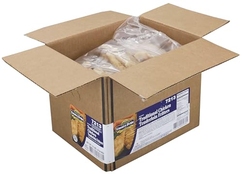 Country Pride Large Traditional Chicken Breast Tenderloin Fritter, 5 Pound -- 2 per case.