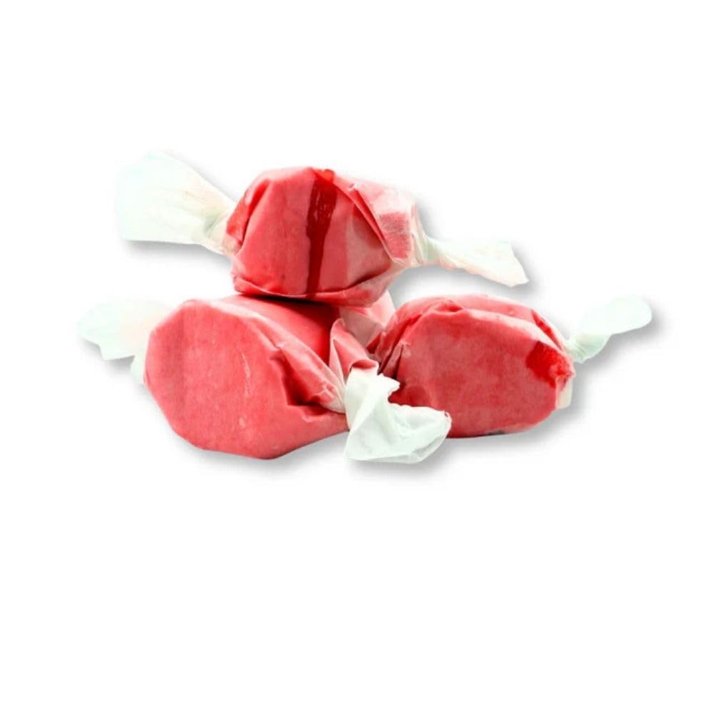 Cinnamon Salt Water Taffy Individually Wrapped Bulk Candy - 1 lb (Approx. 60 pieces)