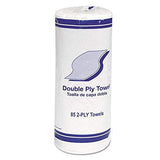 Whitehall 1797 Kitchen Roll Towels, 2-Ply, 11-Inch, White, 85/Roll, 30 Rolls/Carton