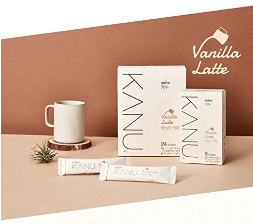 Maxim KANU Tiramisu Latte 24 Sticks, Vanilla Latte 24 Sticks
