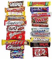 Variety To Go® Sorted and Packed Lot of 20 Top Canadian Chocolate Bars Coffee Crisp, Maltesers, Mirage, Eat-more and more Candy & Chocolate Bars