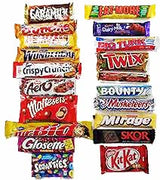 Variety To Go® Sorted and Packed Lot of 20 Top Canadian Chocolate Bars Coffee Crisp, Maltesers, Mirage, Eat-more and more Candy & Chocolate Bars