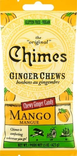Chimes Ginger Chews 1.5 Oz. - Pack of 3 (Mango)