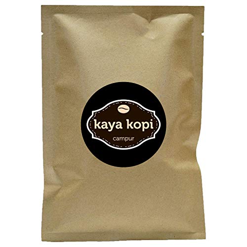 Premium Kopi Campur From Indonesia Wild Palm Civets Arabica Coffee Beans, Medium Roast, 250 Grams