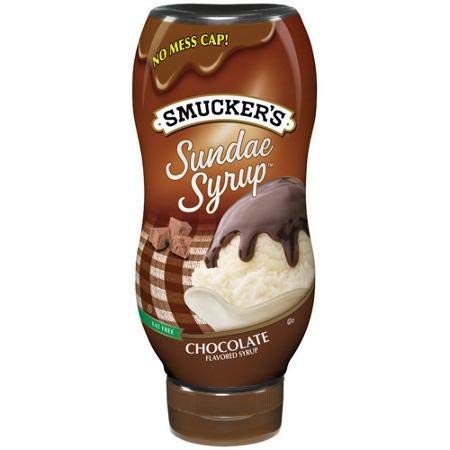 Smucker's Sundae Syrup Chocolate Flavored Syrup (Pack of 12)
