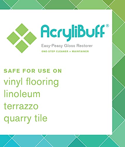 Jani-Source Acrylibuff Spray-On Buff Floor Wax Gloss Restorer, Quart (3-Pack)