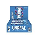 Unreal Dark Chocolate Peanut Gems | Certified Vegan Fair Trade, Non-GMO | Made with Gluten Free Ingredients and Colors from Nature | No Sugar Alcohols