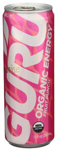 Guru, Organic Fruit Punch Energy Drink, 12 Fl Oz