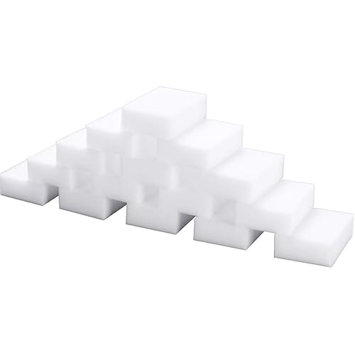 HAPPYSUN Multi-Functional Melamine Foam Cleaner Magic Sponge Eraser for Kitchen, Furniture, Bathtub, Bathroom,Wall Cleaner, Shoes Cleaning (20)