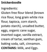 WOW Baking Company Gluten-Free Snickerdoodle Cookies, 2.75 Ounce (Pack of 12)