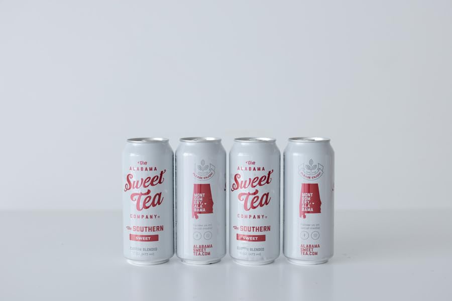 Alabama Sweet Tea, 16 oz Can, 12 Pack