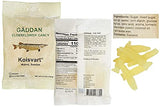 Kolsvart Elderflower Swedish Candy (Vegan & Gluten Free), 4.2 Ounces (Pack of 5)