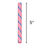 Old Fashioned Candy Sticks - Pack of 10 - Cotton Candy - Individually Wrapped 5 in. Sticks - One 10 Count Box