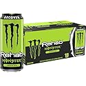 Monster Energy Rehab Green Tea + Energy, Energy Drink 15.5 Ounce