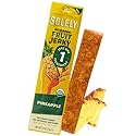 SOLELY - Organic Pineapple Fruit Jerky - 1 Individually Wrapped Strip - Fruit Leather Made from Dried Fruit - Healthy Snacks for Adults & Kids - Non