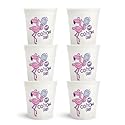 Fun Sweets Vanilla Cotton Candy 6-Pack - Dye Free White Cotton Candy in 1.5 oz Individual CottonCandy Tubs - White CottonCandy for Weddings