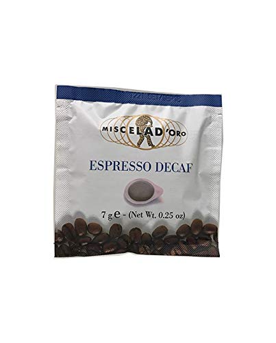 Miscela D'Oro Espresso Decaf (Single) - Two Boxes x 150 Espresso Pods - 300 Pods