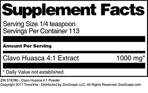 Clavo Huasca 4:1 Powder (4 oz, ZIN: 519786) - 3 Pack