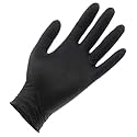 Black Lightning Medium Black Nitrile Gloves