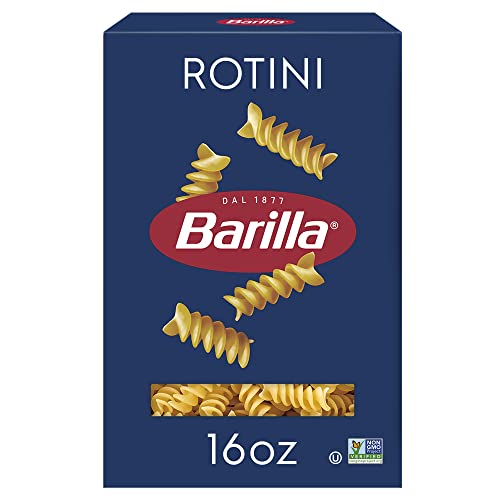 Barilla Rotini Pasta, 16 oz. Box - Non-GMO, Made with Durum Wheat Semolina - Kosher Certified