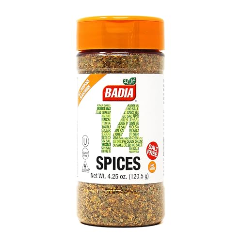 Badia 14 Spices Salt-Free All Purpose Seasoning, 4.25 oz - Savory Blend of Garlic, Onion, Herbs, Spices & Peppers