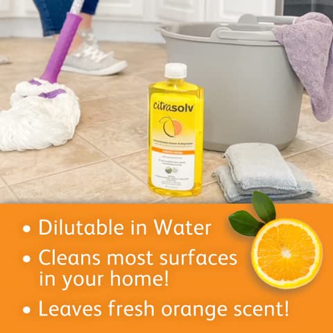 Citra Solv & Air Scense | Special Bundle | Concentrated Cleaner & Degreaser 8 fl oz| Essential Oil Air Freshener 7 fl oz Lavender 4PK | Household