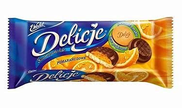 2 Pack Delicje Variety Pack European Biscuits Strawberry, Orange, Raspberry, Cherry Filling