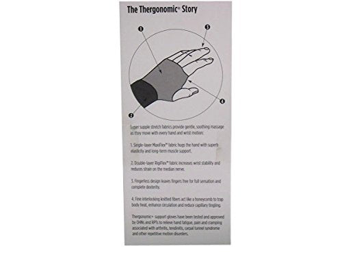 Thergonomic Frank A. Edmunds Hand-Aids Support Gloves, Large, HA-4
